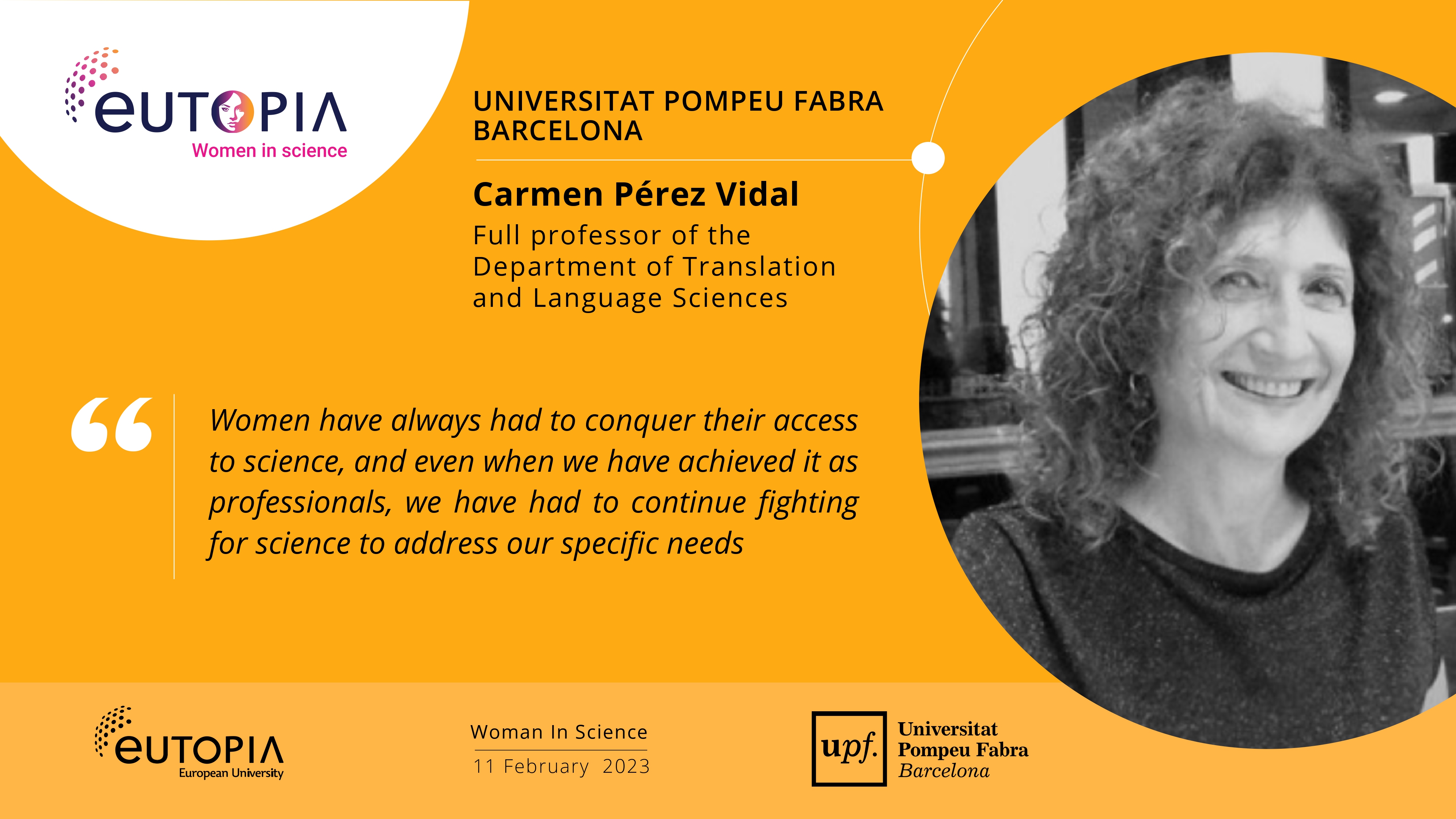 Carmen Perez Vidal WomenInScience