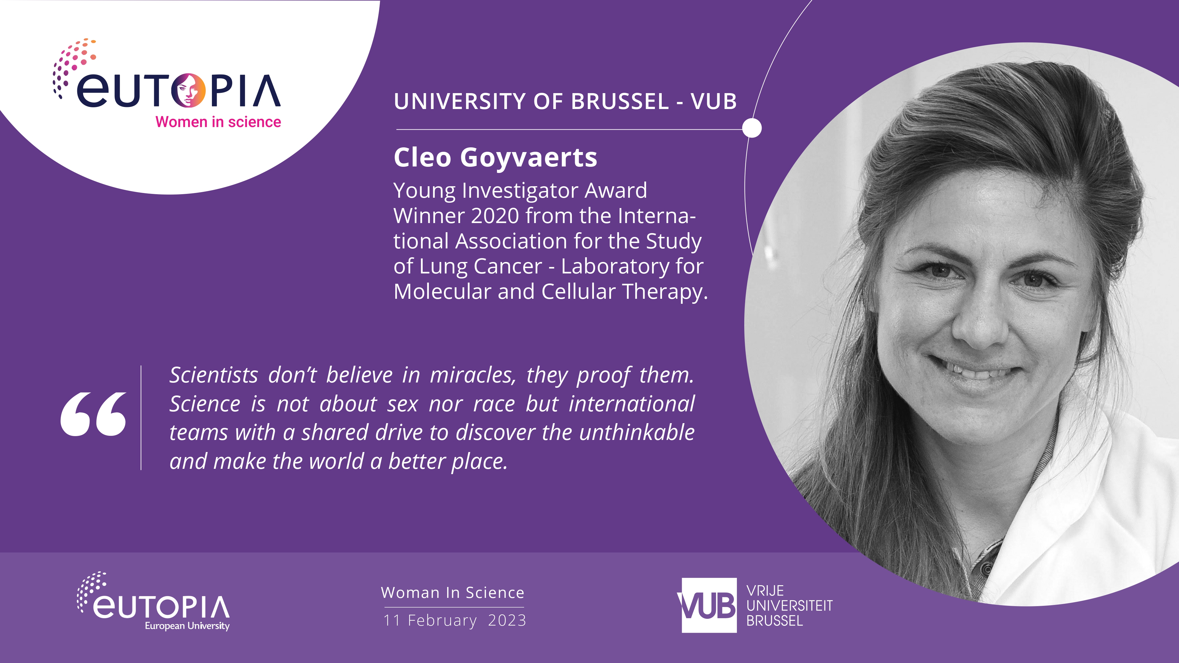 Cleo Goyvaerts WomenInScience