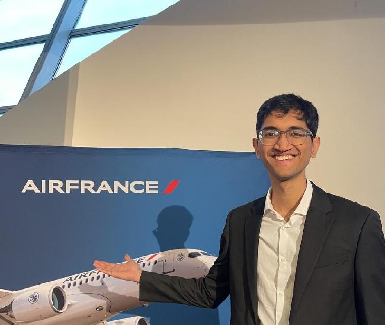 Testimonial from a student invited by AirFrance following his participation to the EUTOPIA TeamWork programme