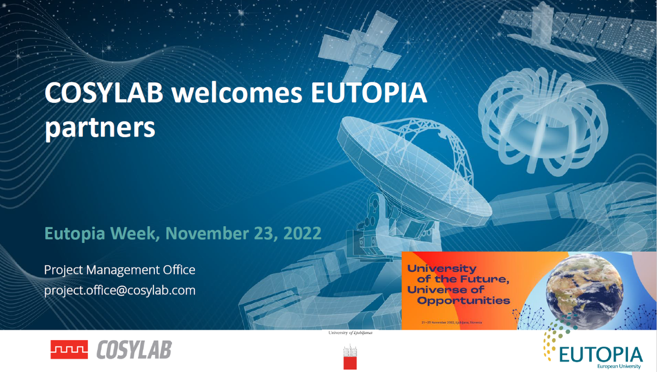 Slovenian company Cosylab looking for partners in research projects - Open to EUTOPIAn researchers!