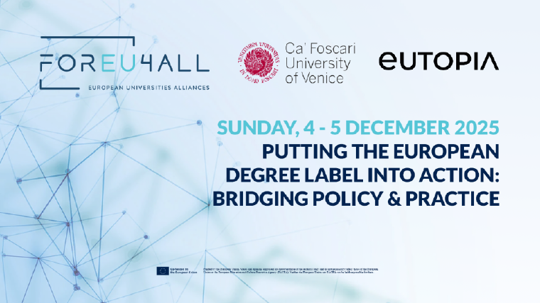 Putting the European Degree Label Into Action: Venice Hosts First FOREU4ALL Workshop