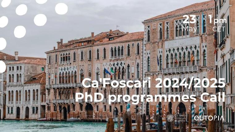Ca'Foscari Opens Calls for PhD Programmes 2024/2025