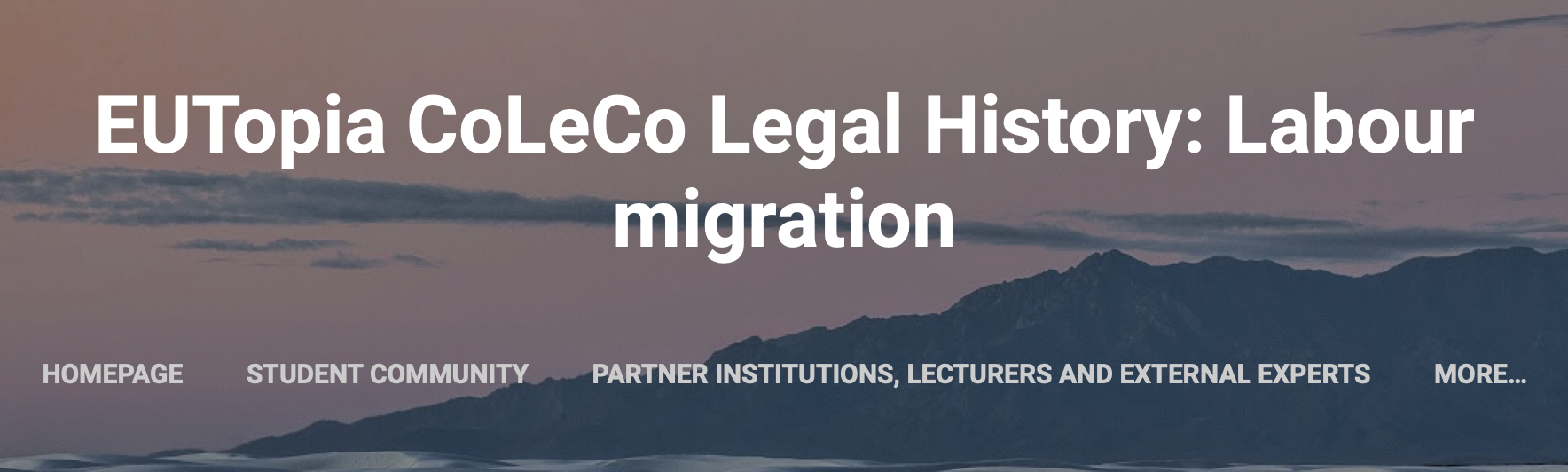Learning Community in Action: Legal History transnational launch event