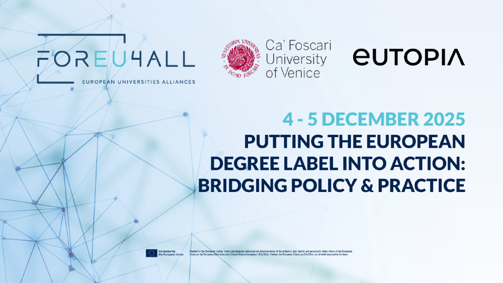 Venice Hosts First FOREU4ALL Workshop