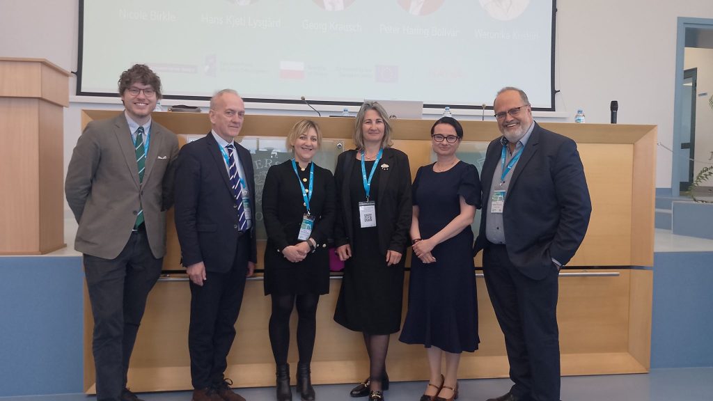 Eric Piaget (VUB, EUTOPIA), Armando Uribe Echeverría (Communicatoons, EUTOPIA), Marina Cino Pagliarello (CIVICA), Jocelyne Gérard (University of Burgundy-Europe, FORTHEM), Barbara Curylo (University of Opole, FORTHEM), Peter Haring Bolívar (University of Siegen, ATHENA)
